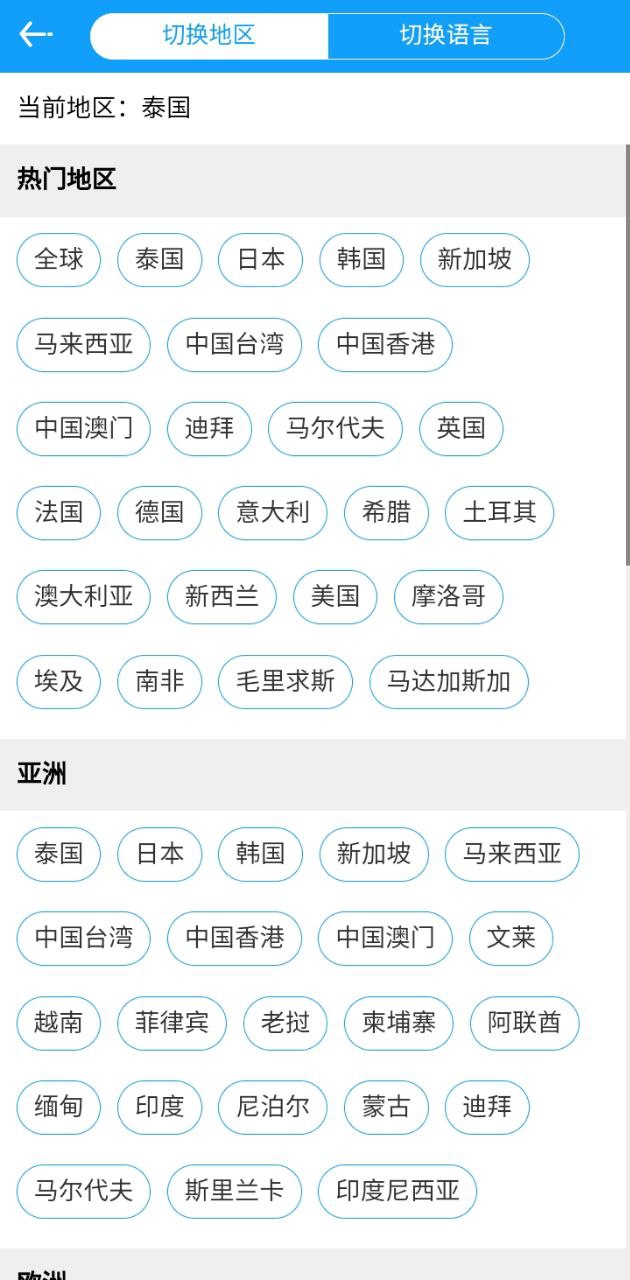 海鸥地图泰国