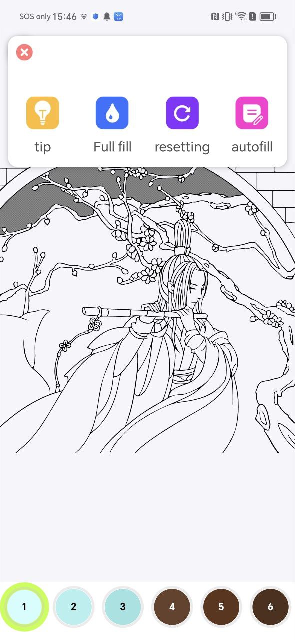 乐涂数字填色画板