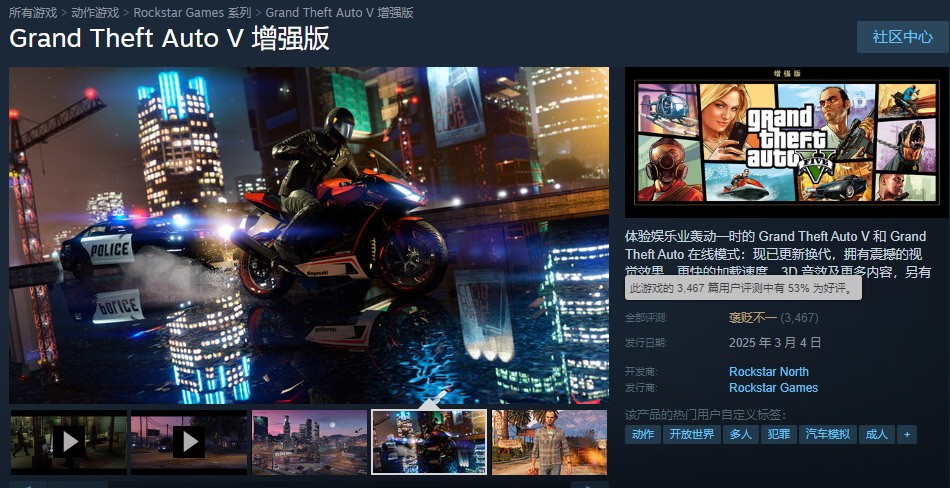 给他爱增强版Steam评价分歧 画面质量有所提升