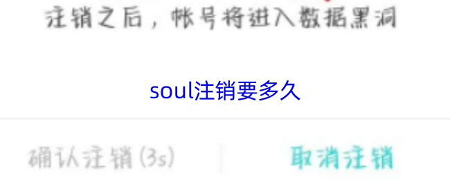 《Soul》soul注销流程及所需时间解析