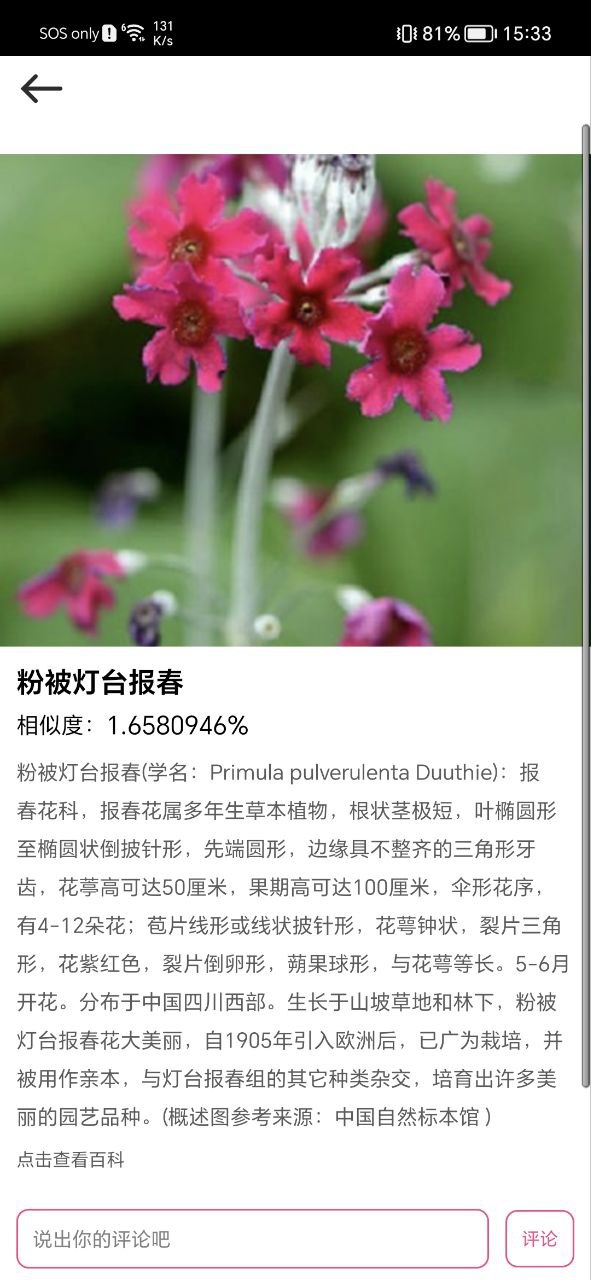 拍照识花神器