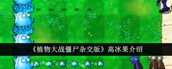 植物大战僵尸杂交版必备高冰果攻略
